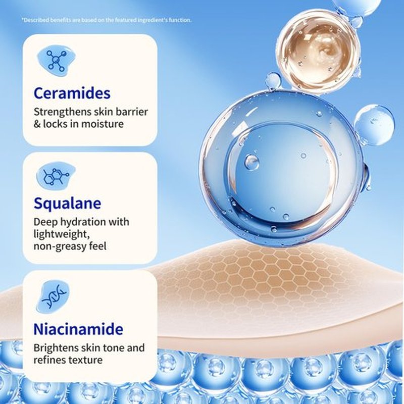 matern'ella Ceramide Body Lotion for Dry & Sensitive Skin - Daily Moisturizer with Niacinamide & 4 Ceramides (NG, AP, NP, EOP) 48H Hydration, Fragrance, Paraben, Non-Greasy 17.6 Oz
