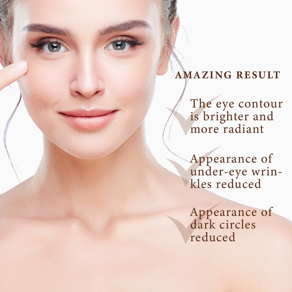 NEW ANGANCE Refreshing and Firming Eye Cream Moisturizes the Tender Eye-Contour Skin Reduces Eye Bags Crow's Feet Fine Lines, 0.7 Fl Oz
