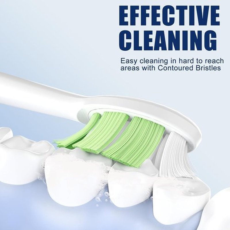 Philips Sonicare BrightDeal Replacement Toothbrush Heads - Compatible with DiamondClean & FlexCare | 8 Pack