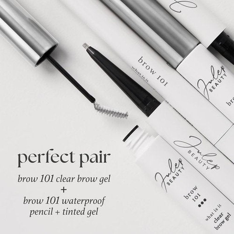 Julep Brow 101 Clear Eyebrow Sculpting Gel - Precision Brush for Long-Lasting, Tamed Brows