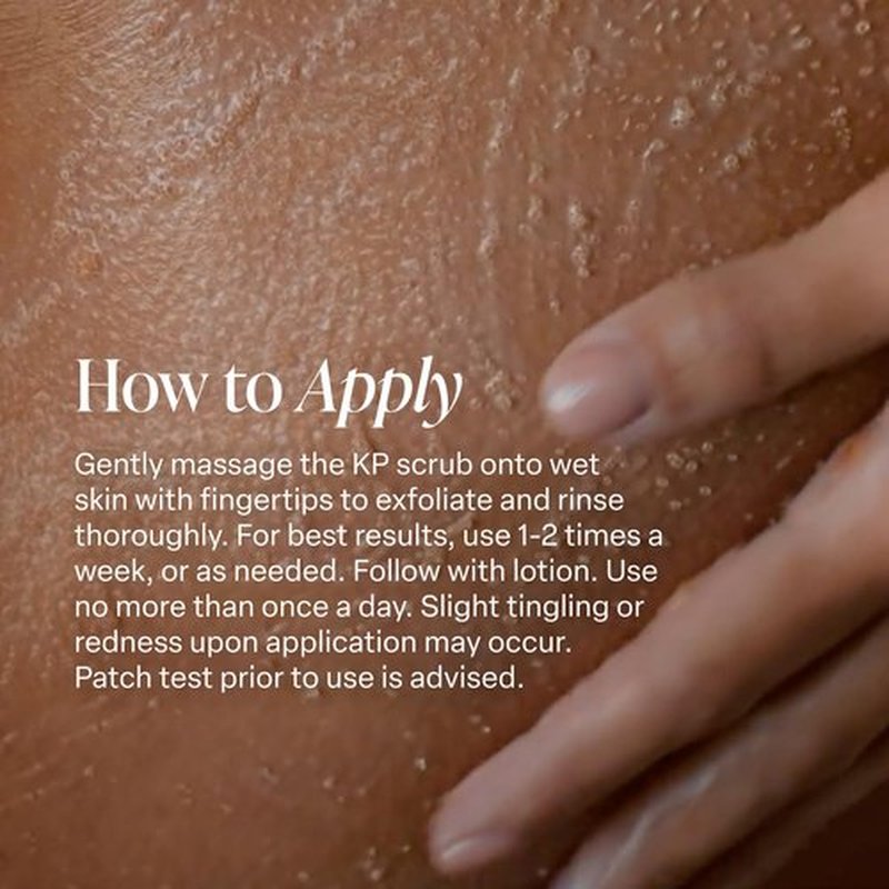 Saltair KP Body Scrub - 5% Glycolic Acid & Volcanic Sand Exfoliator | Fragrance-Free, 10oz