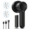SuperLint 2-in-1 Rechargeable Fabric Shaver LED 3-Speed Lint Remover Black