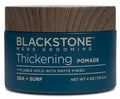 Blackstone Men's Grooming Hair Thickening Pomade - Pliable Hold & Matte Finish | Sea + Surf Scent (4 Oz)
