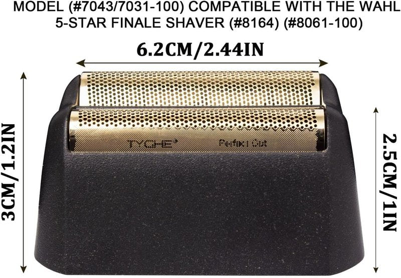 Wahl 5 Star Series Finale Shaver Replacement Foil & Cutter Assembly - Super Close Gold | 2 Pcs