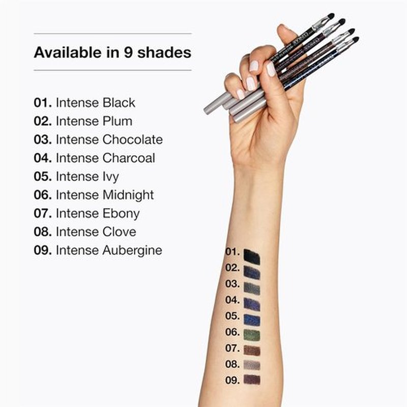Clinique Quickliner For Eyes Intense Eyeliner Pencil - Water Resistant & Smudge Proof | 10 Stunning Shades