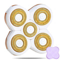 Universa 5 Blades Replacement Heads for Mainstream head shaver brands, Head Shaver Replacement Blades (5 White)