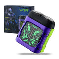 VGR 344 Mini Electric Shaver - USB Rechargeable Dual-Ring Rotary Razor, Portable IPX6 Wet/Dry Waterproof Face Shavers for Men, 8000 RPM Travel Electric Razor with Magnetic Cutter, Purple
