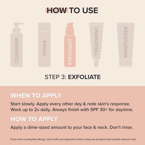 Paula's Choice Skin Perfecting 2% BHA Exfoliant - Salicylic Acid Treatment, 3.3 Ounce Bottle