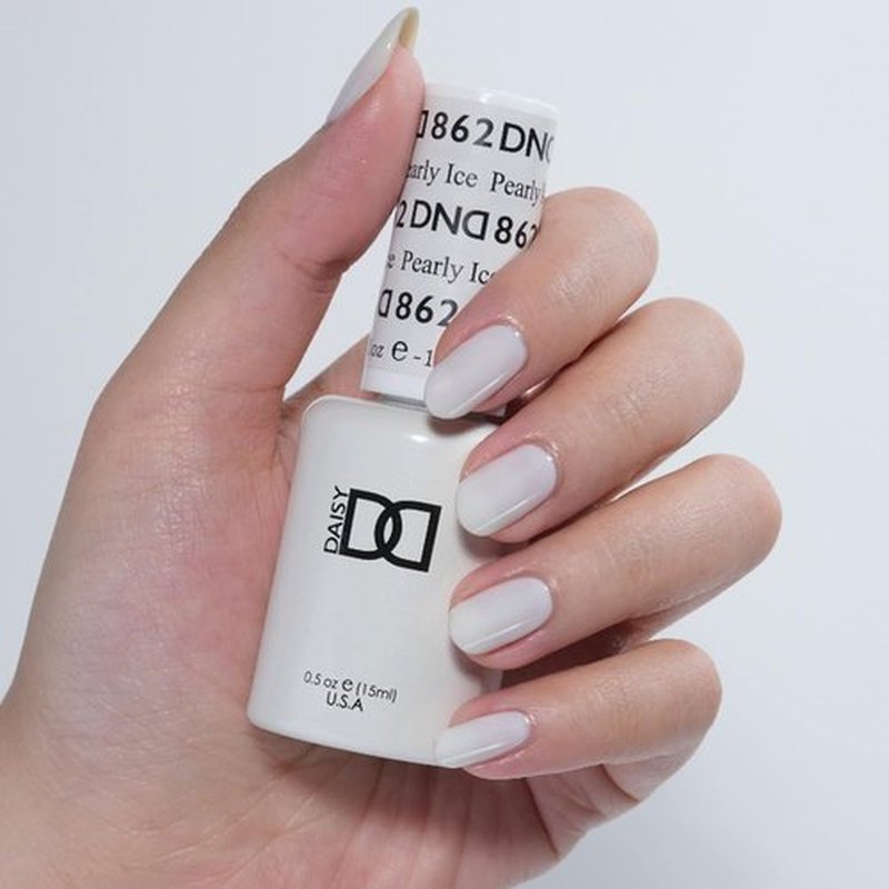 DND Gel Polish Set - Sheer Collection | UV/LED Gel & Air Dry Nail Lacquer Duo, 0.5 Fl Oz Each