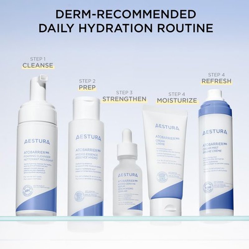 AESTURA ATOBARRIER365 Hydro Essence with Hydrating Amino Acids for Face | Lightweight Formula, Deep Hydration, Suitable for Dry & Sensitive Skin, Non-Comedogenic, 100ML / 3.38 fl. oz.