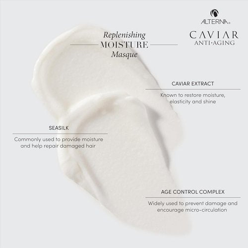 Alterna CAVIAR Anti-Aging Hair Masque - Replenishes Dry, Coarse, Damaged Hair | Sulfate-Free Formula