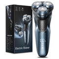 LONKEEN Travel Electric Razor for Men:5D Floating Head Shavers for Men, Smooth Shave Ready in Seconds - IPX7 Waterproof Wet or Dry, Practical USB-C Rechargeable, Stainless Steel Blades, Midnight Blue