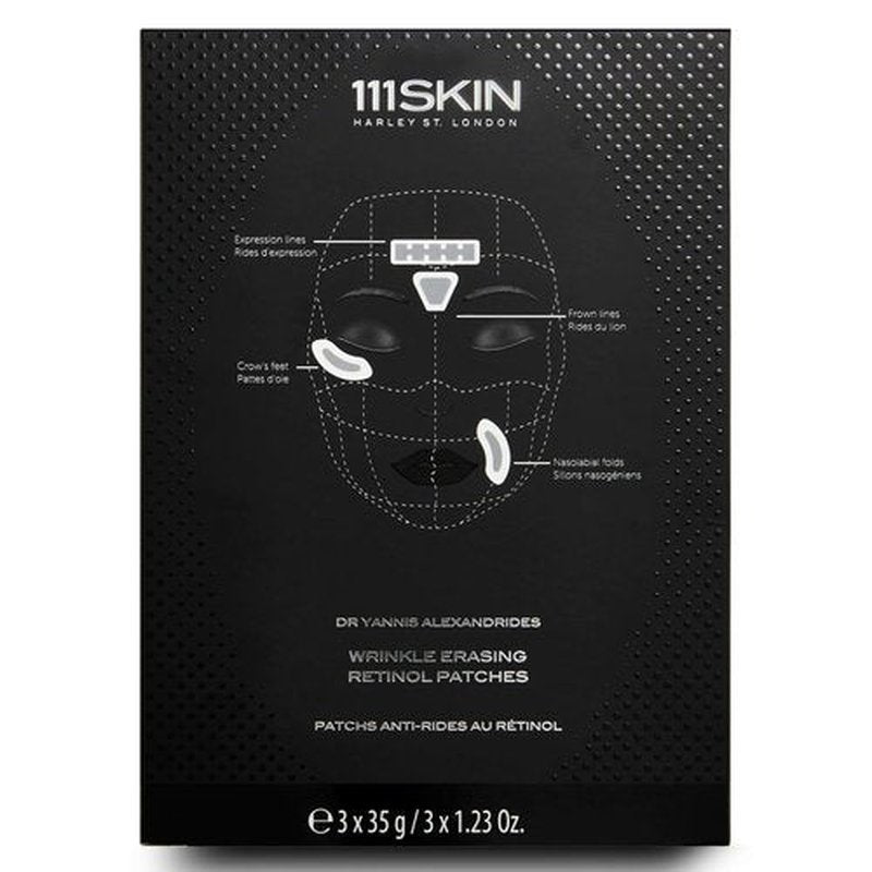 111SKIN Wrinkle Erasing Retinol Patches - Non-Invasive Forehead & Under Eye Treatment | 3 x 1.23 oz