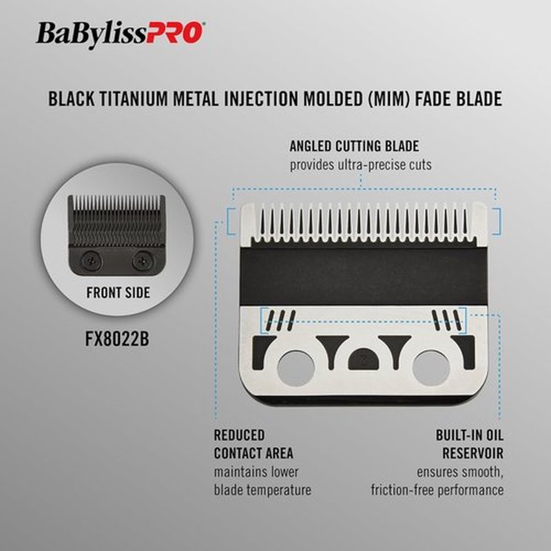 BaBylissPRO Metal Injection Molded Blades for Clippers - Compatible with FX829, FX899, FX890 & More