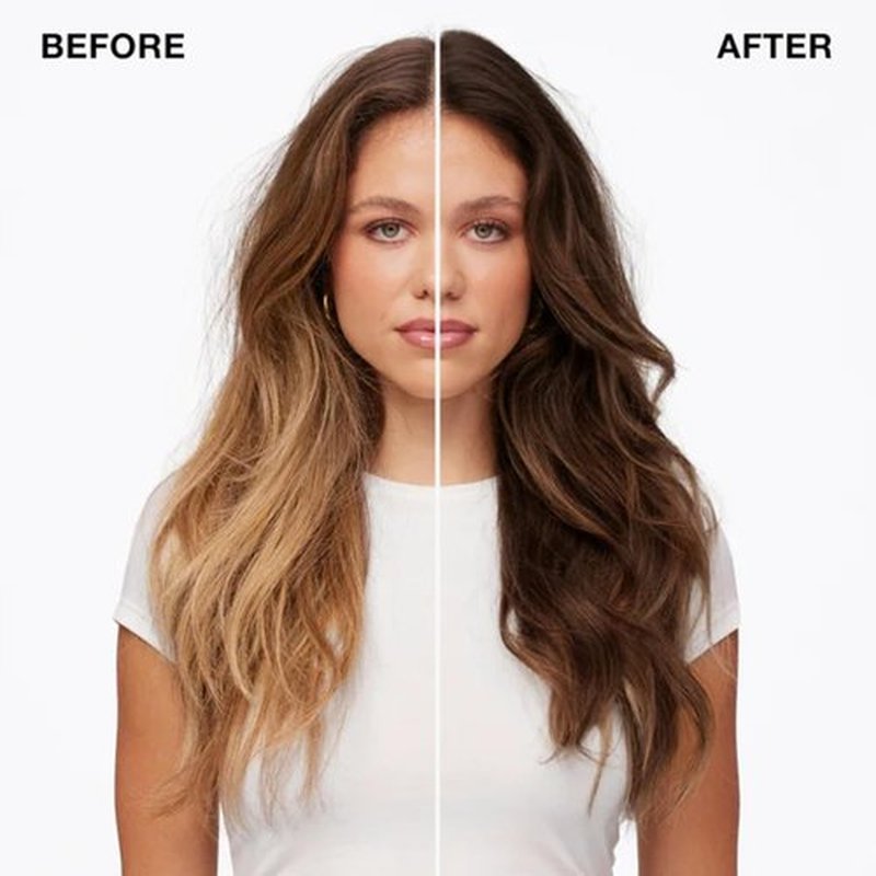 IGK Brown Bella Color Depositing Hair Mask - Chocolate Brown Semi-Permanent Conditioner | Hydrating Gloss + Shine | Vegan + Cruelty-Free | 6 oz