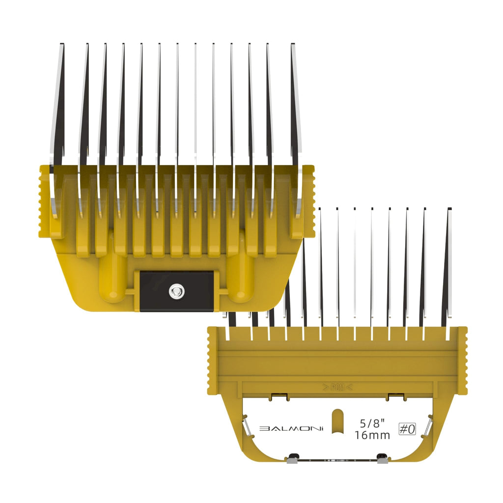 BALMONI Stainless Steel A5 Wide Guide Comb – Metal Attachment for A5 Wide Blades, Compatible with Wahl KM, Andis, Oster, Heiniger – Smooth & Durable Grooming Guard (16mm - 5/8")
