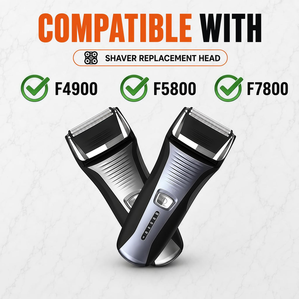 Shave Foil & Cutters Head Compatible with Remington F4900 F5800 F7800 Blade