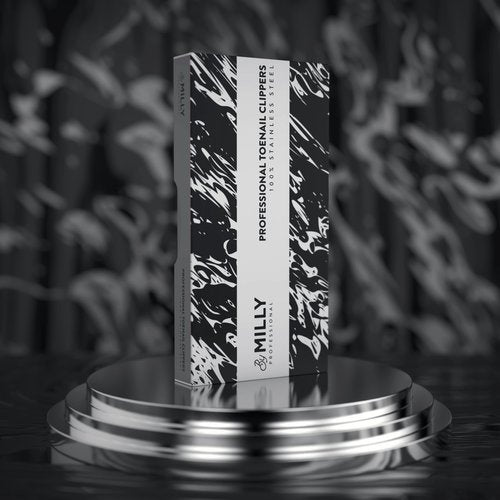 By MILLY High Carbon Stainless Steel Heavy Duty Toenail Clippers for Thick Toenails | Trim Thick or Hard Toenails | Professional Nail Clippers for Seniors & Podiatrist Toenail Clippers (Silver)