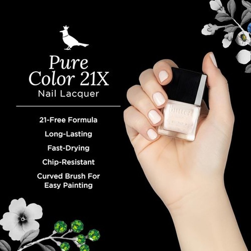 butter LONDON Nail Lacquer Polish - Fast-Drying, Long-Lasting Sandy Bum Color | Vegan & Cruelty-Free