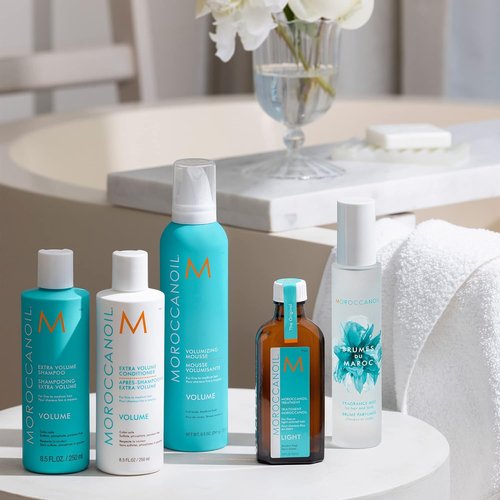 Moroccanoil Extra Volume Shampoo & Conditioner Bundle - 8.5 Fl. Oz Set for Fuller Hair