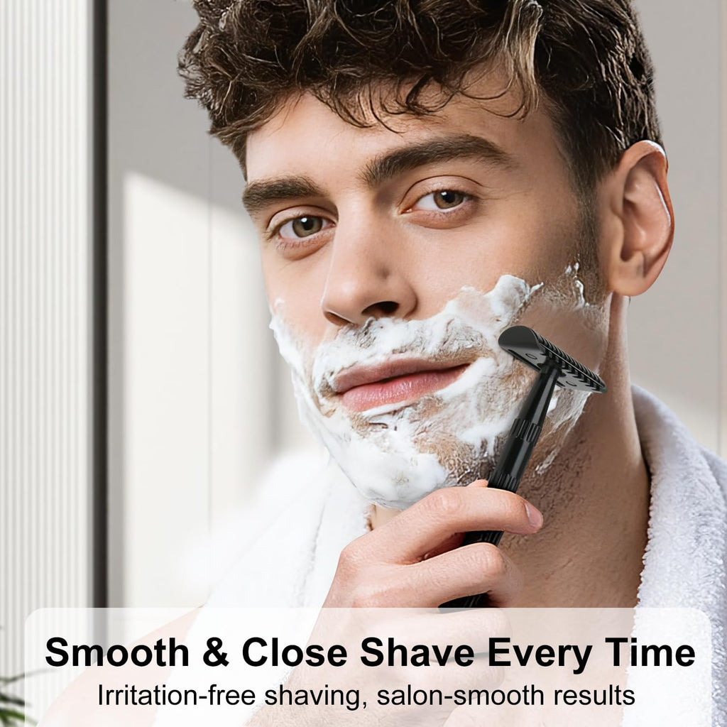 Double Edge Safety Razor, Single Blade Razors for Men and Women