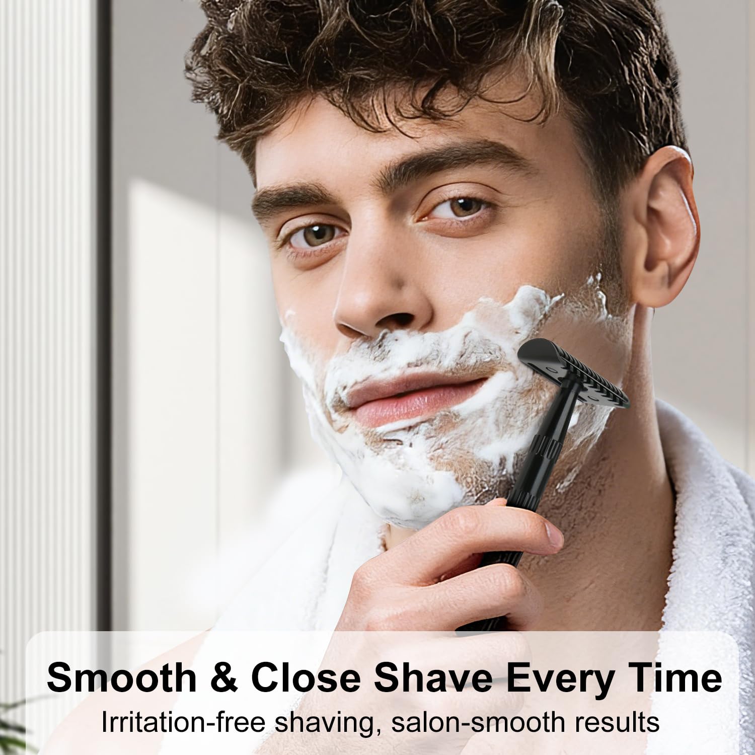 Double Edge Safety Razor, Single Blade Razors for Men and Women