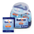 CoreTex Sun X 50 SPF Broad Spectrum Sunscreen Packets - Fishbowl Pack of 50 Paraben, Oxybenzone, Octinoxate, & Oil Free Sunscreen - No White Cast and Water Resistant Up to 80 Minutes