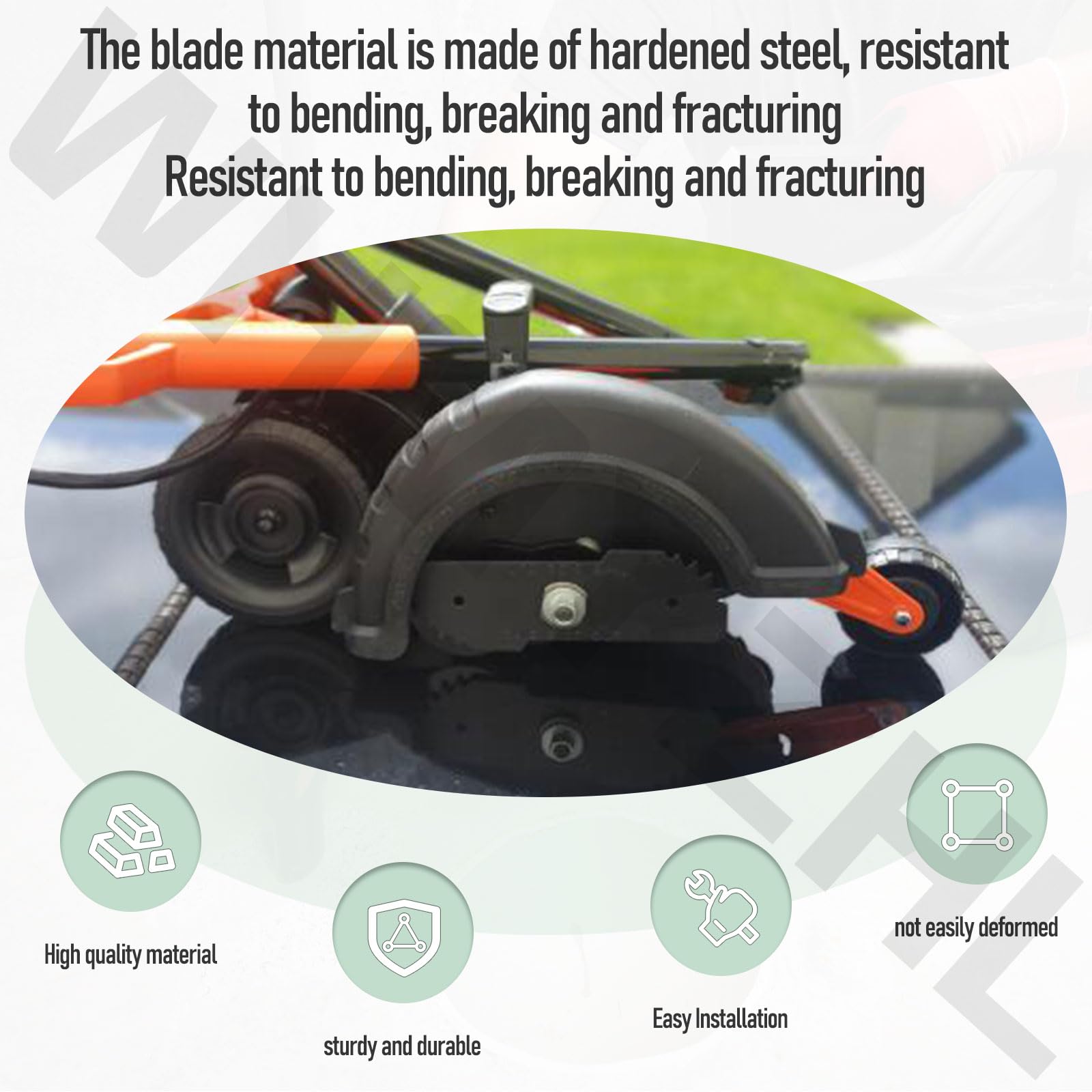 WHMYZHL (6 Pack) EB-007 7-1/2" Edge Hog Heavy Compatible with Black Decker LE750 LE710 LE760FF LE760/Craftsman CMEED400 String Trimmer/Edger, Duty Edger Replacement Blades - with 4-Wear Indicators