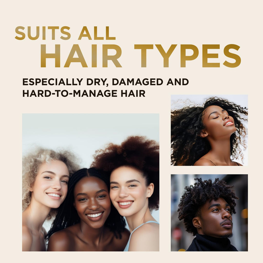RICH Pure Luxury Curl Defining Cream for Curly & Wavy Hair - Controls Frizz and Add Natural Bounces - Enrich with Argan Oil, Coconut Oil & Hydrolyzed Wheat Protein - 4.05 Oz.
