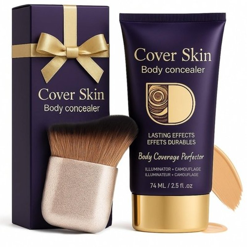 Skiennix Waterproof Body Concealer - Buildable Coverage Foundation for Uneven Skin Tone | Long-Lasting Finish