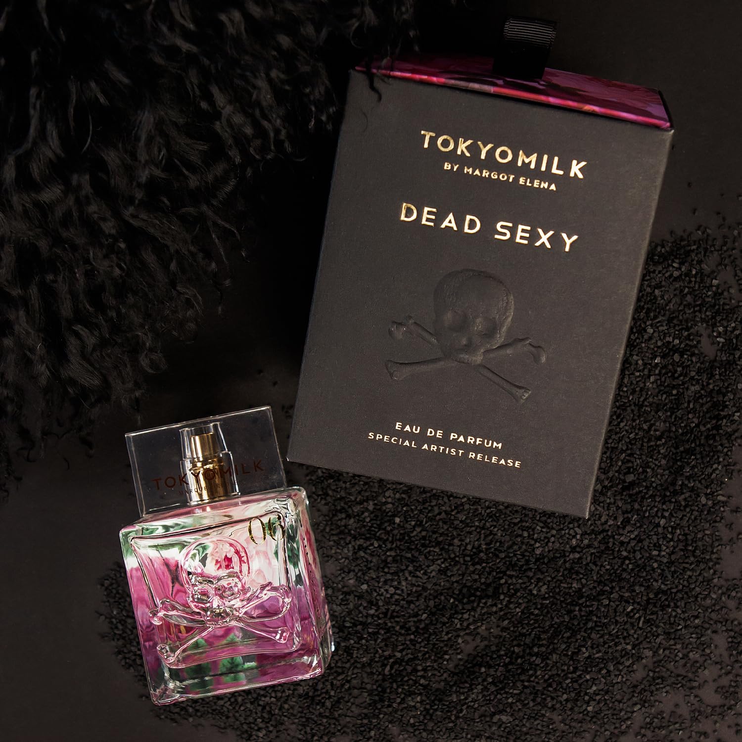 TOKYOMILK Dead Sexy Embossed Eau de Parfum, 3.4 fl oz, 100 ml, Luxury Spray Fragrance for Women, Signature Ladies Scent, Beauty & Self Care Essentials, Functional & Beautiful Vanity Decor