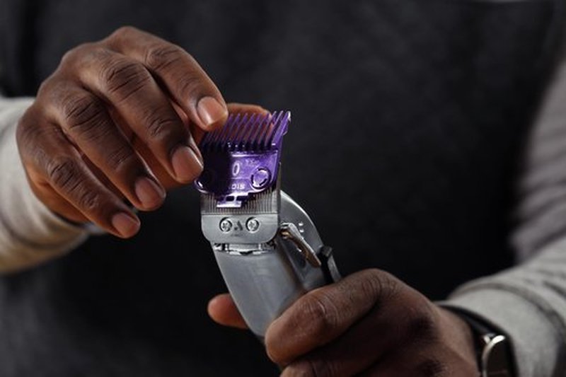 Andis 561002 OG Master Dual Magnet Attachment Clipper Guard Set, 2-Pack, Purple