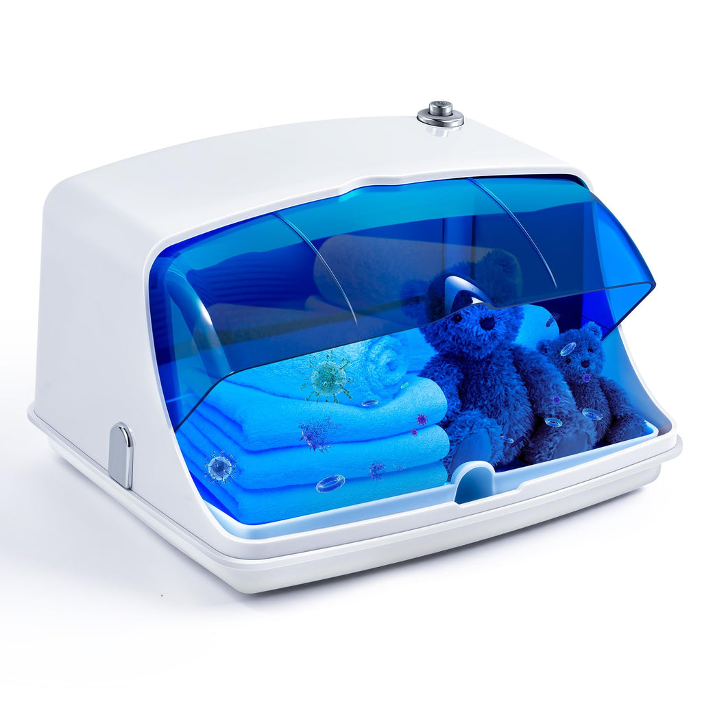 Nail Tool Sterilizer Cabinet,LXIANGN Large Capacity Nail Tools Cleaning Box Multipurpose Nail Cleaner Barber Tool Cleaning Cabinet for Spa Beauty or Home Use