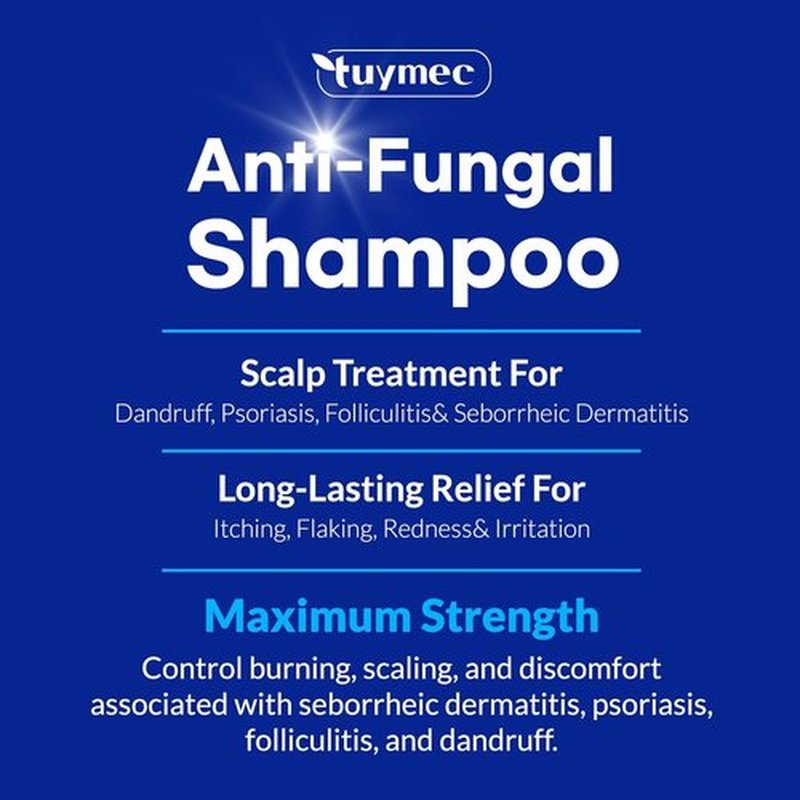 Tuymec Psoriasis Shampoo - Anti-Fungal & Anti-Dandruff Treatment for Men & Women | 300ML