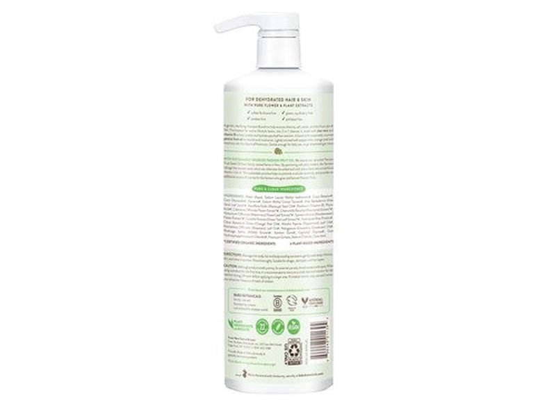 Babo Botanicals Citrus Mint & Passion Fruit Shampoo | Purifying Hair & Body Wash for All Ages - Removes Chlorine & Sweat