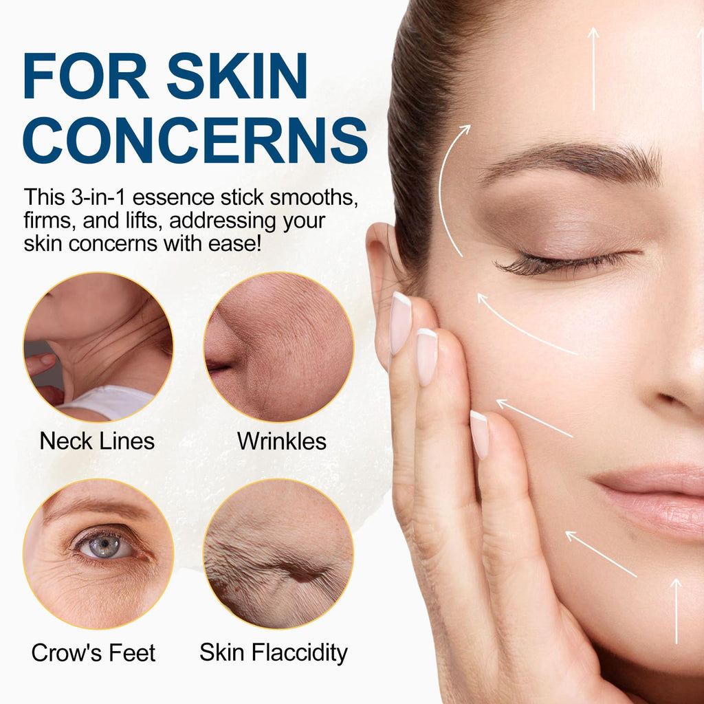 Retinol Firming Serum Stick for Face, Neck & Body – 3-in-1 Firming for Wrinkles, Smooths & Tightens Skin – All Skin Types, 1 Oz