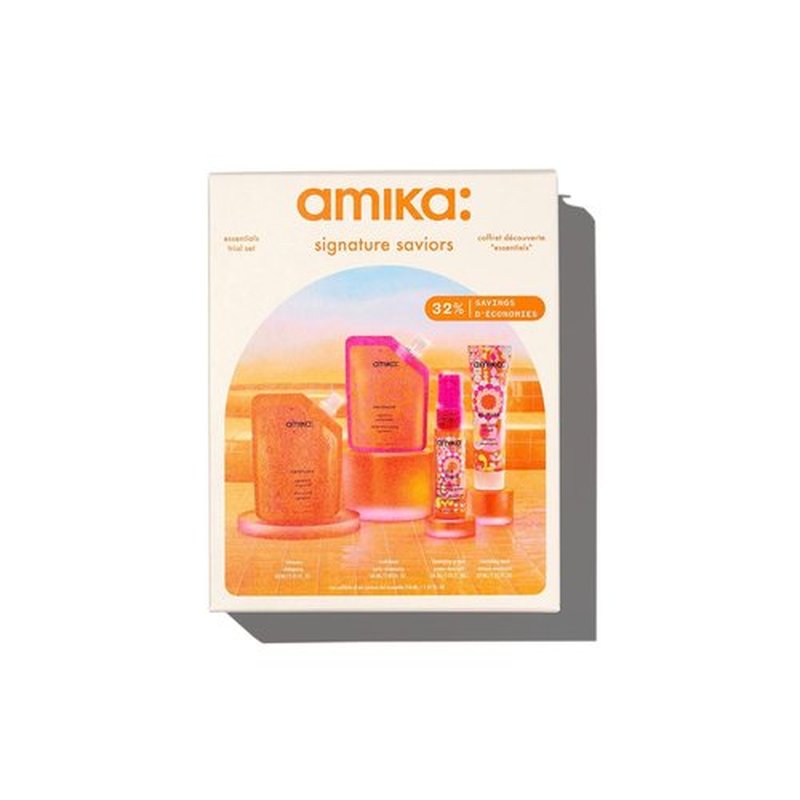 Amika Signature Saviors Essential Trial Set - Nourishing Hair Care for All Hair Types