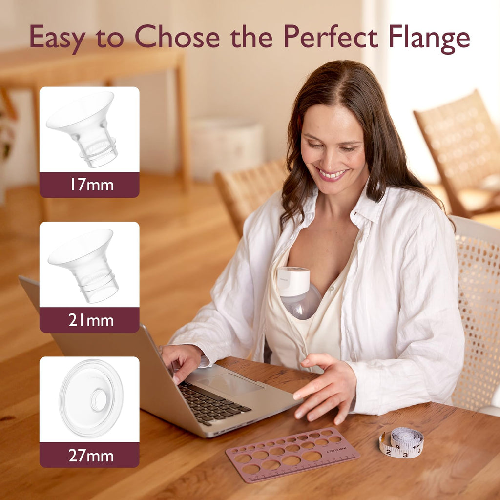 Momcozy Nipple Ruler, Silicone Flange Sizing Tool for Breast Pump Fitting