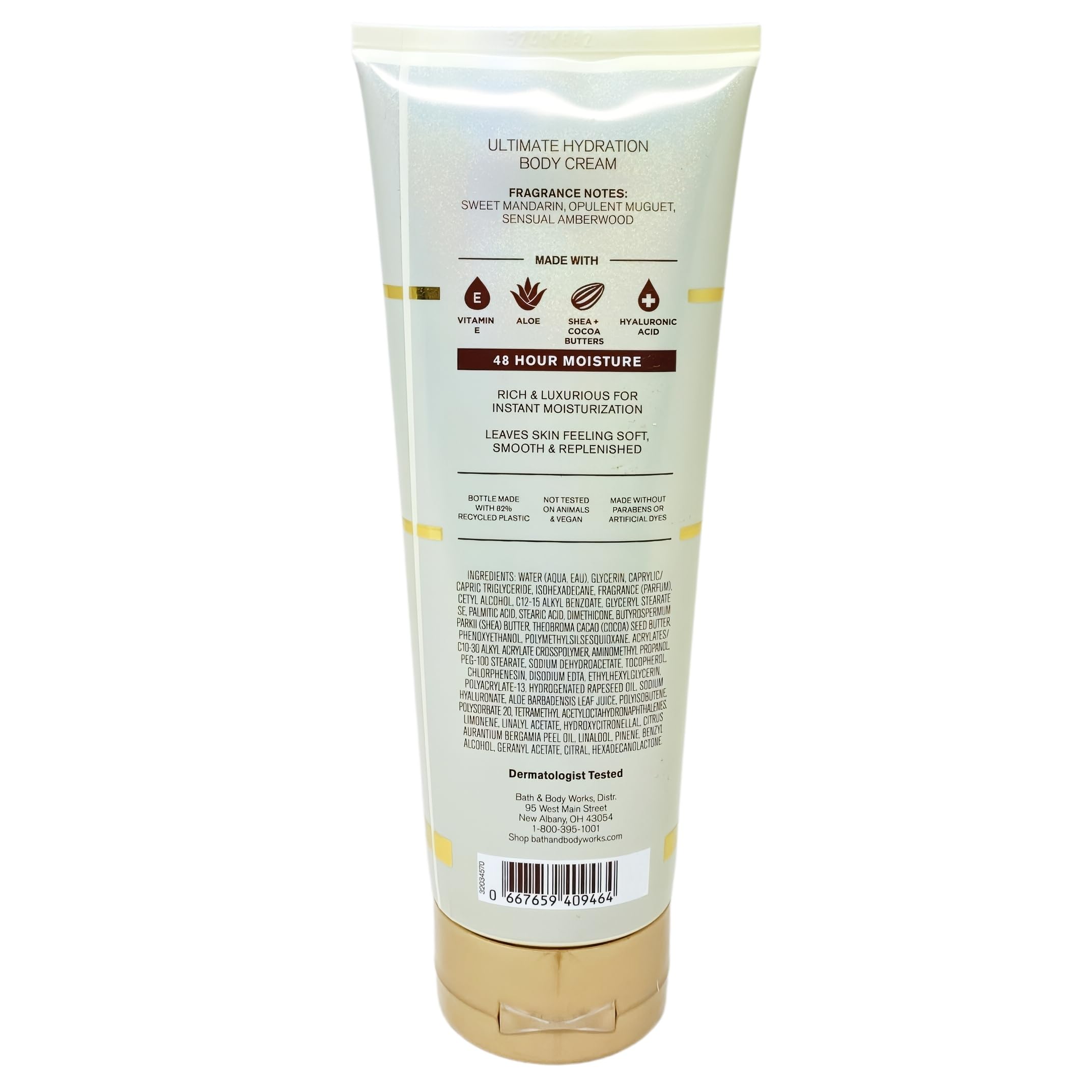 Bath & Body Works Infinite Radiance 3 Pack Body Cream Bundle with an Aloe Vera Bar Soap