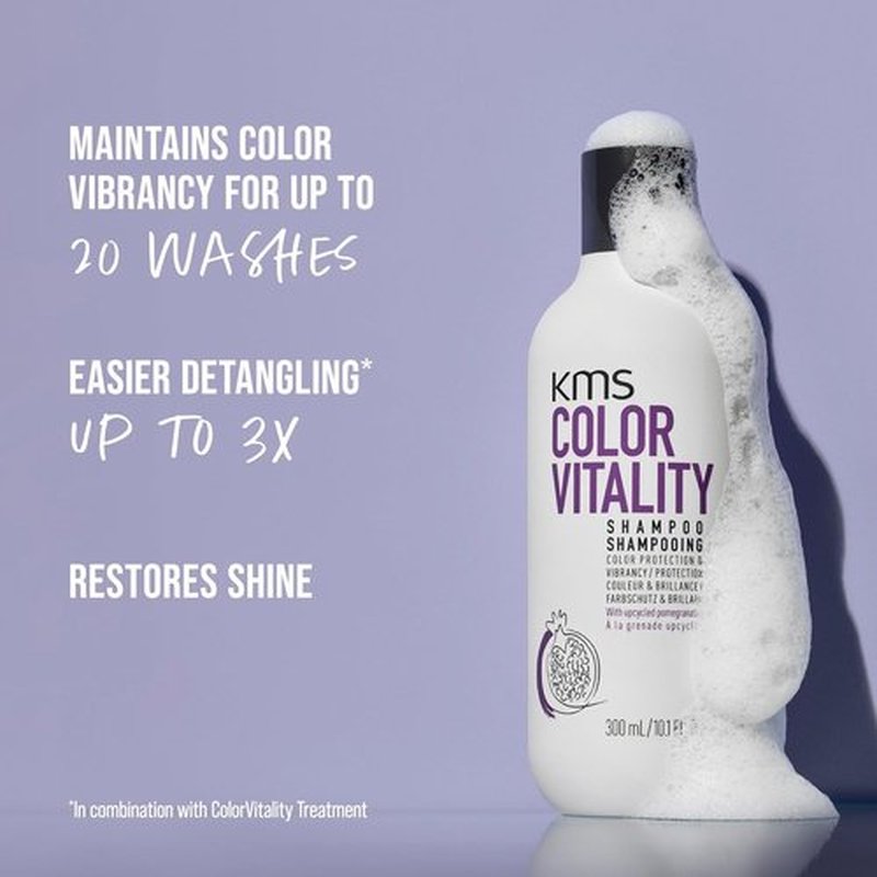 KMS ColorVitality Shampoo - Vibrant Color Protection & Shine | 10.1 Fl Oz