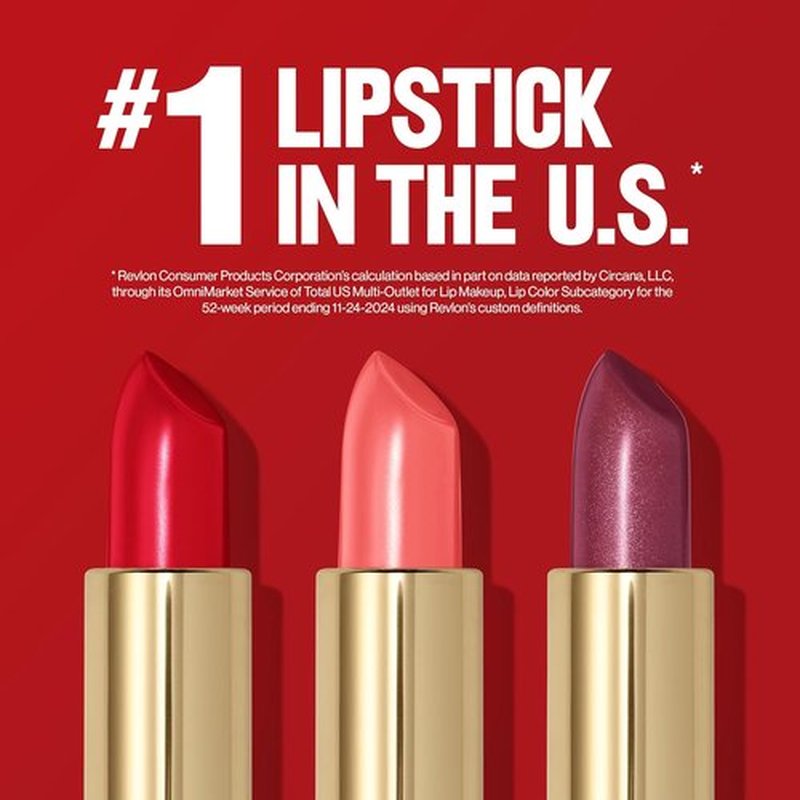 Revlon Super Lustrous Lipstick - Creamy Formula for Soft, Fuller Lips | 628 Peach Me, 0.15 oz