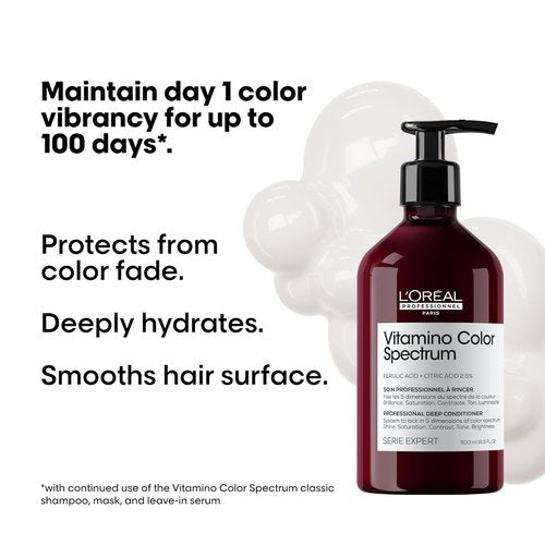 L'Oréal Professionnel Paris Vitamino Color Shampoo & Conditioner Set - Maintains Vibrant Color & Shine