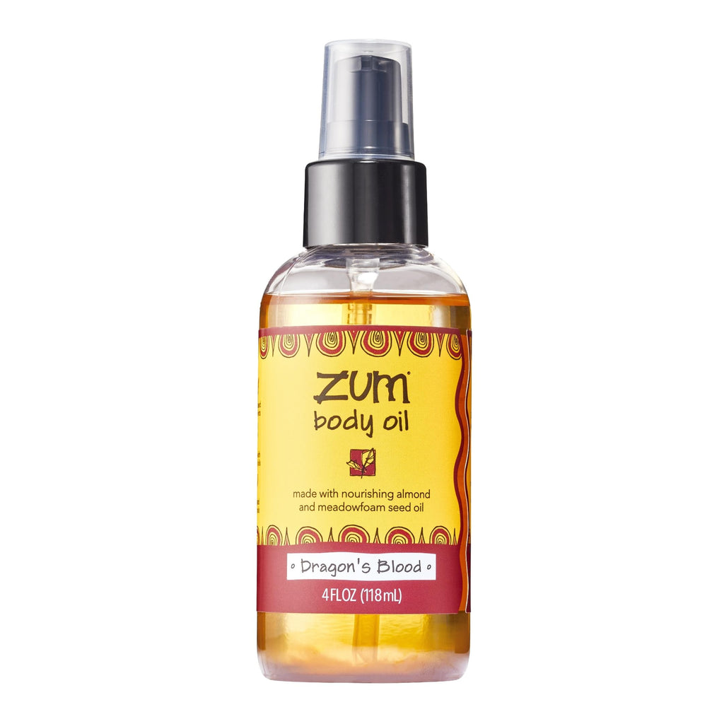 Indigo Wild Zum Dragon's Blood Body Oil - Nourishing Body Massage Oil for Massage Therapy & Hydration - Nourishing, Vegetarian Massaging Oil with Sweet Almond Oil - 4 fl oz