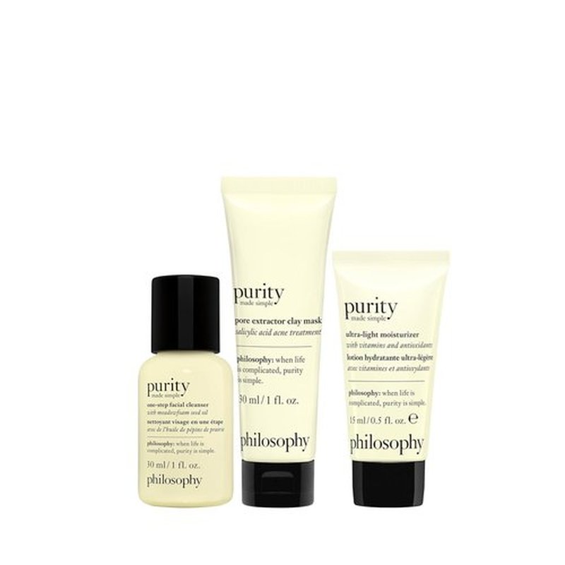 Philosophy Purity Made Simple Facial Cleanser - Gently Cleanses & Removes Makeup with Meadowfoam Seed Oil | Paraben-Free