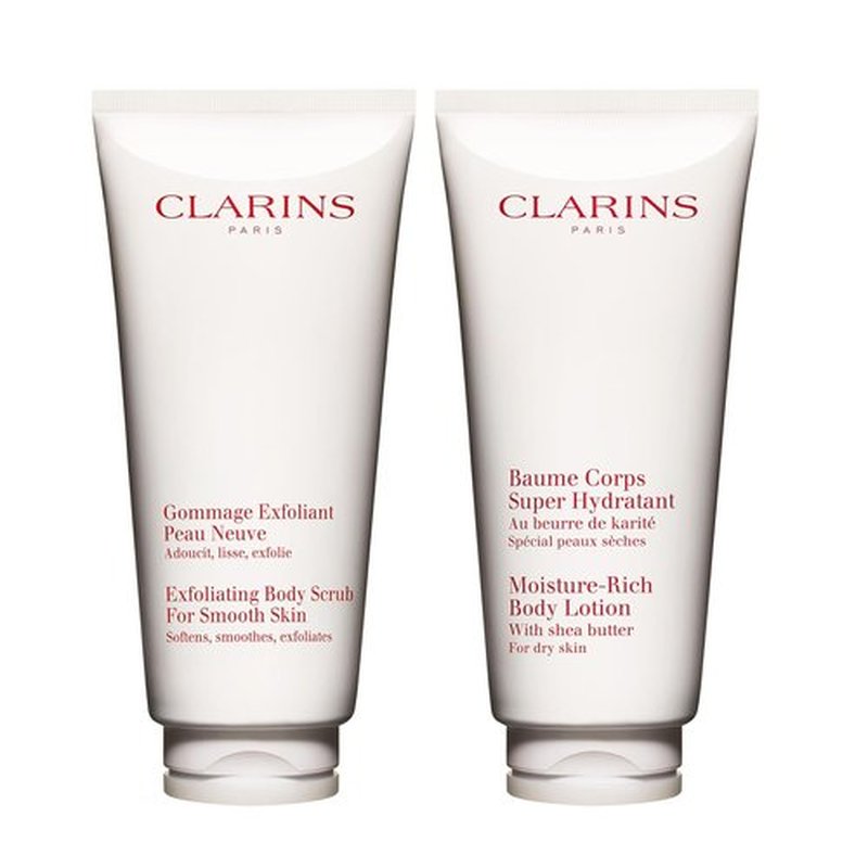 Clarins Moisture-Rich Body Lotion - Intensely Hydrates & Nourishes | Non-Greasy, Fast Absorbing | 88% Natural Ingredients | Ideal for Dry Skin