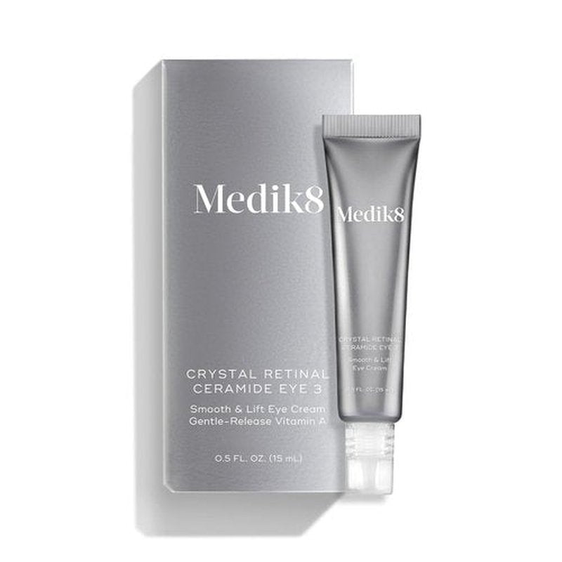 Medik8 Crystal Retinal Ceramide Eye 3 - Lifting Eye Cream with Vitamin A for Wrinkles - 0.5 oz