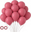 Voircoloria 105pcs Retro Hot Pink Balloons - 12 Inch Latex Party Balloons for Birthdays & Events