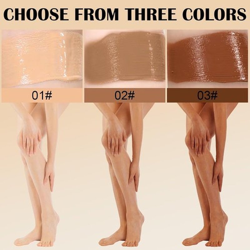 Skiennix Waterproof Leg & Body Makeup Cream - Transfer-Resistant Concealer for Tattoos & Scars | Long-Lasting Natural Finish, 03