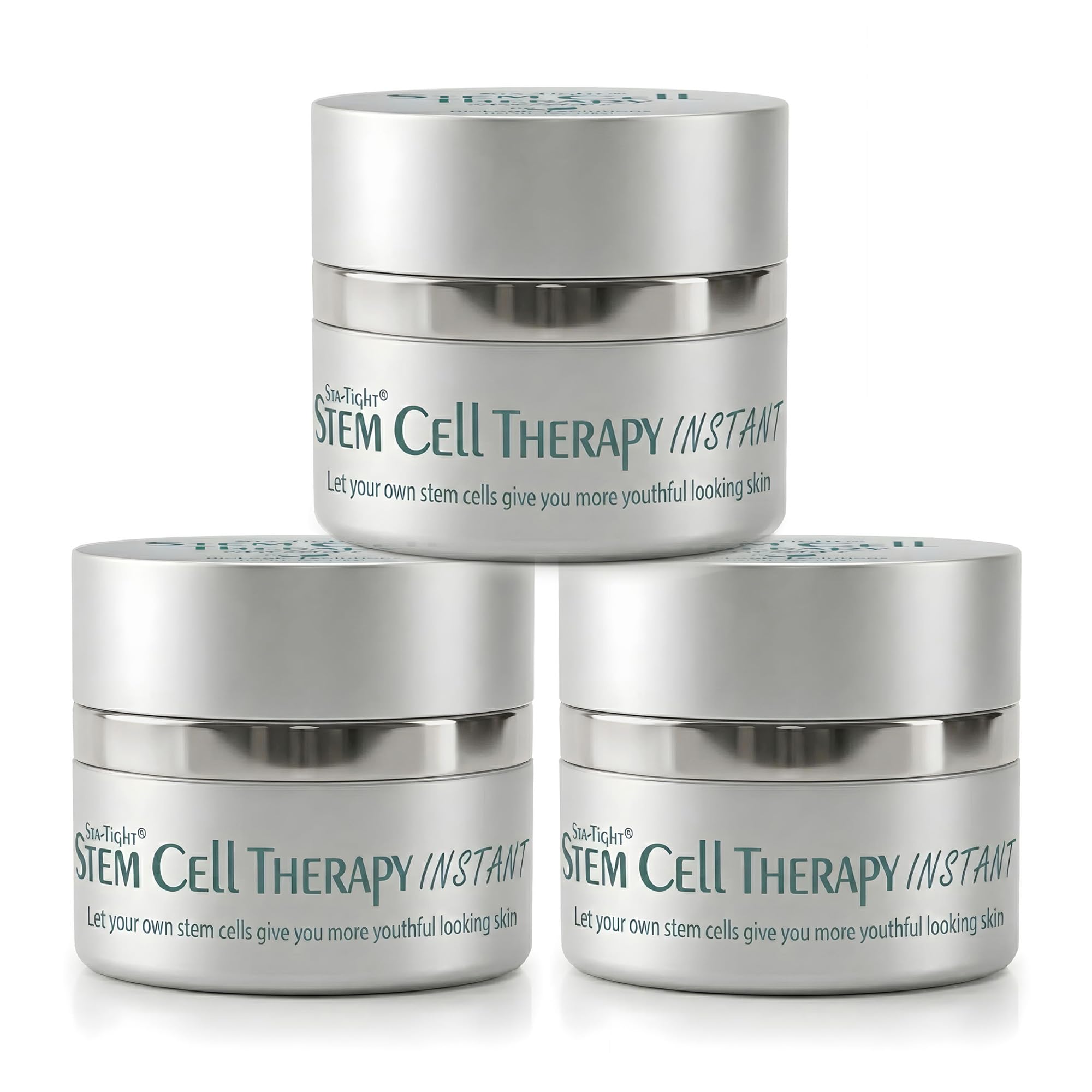 Sta-Tight Stem Cell Therapy INSTANT - Peptide Wrinkle Cream & Moisturizer Face Cream - Face Moisturizer for Women - Immediate Fine Line Reduction & Advanced Cell Renewal - 1 Oz