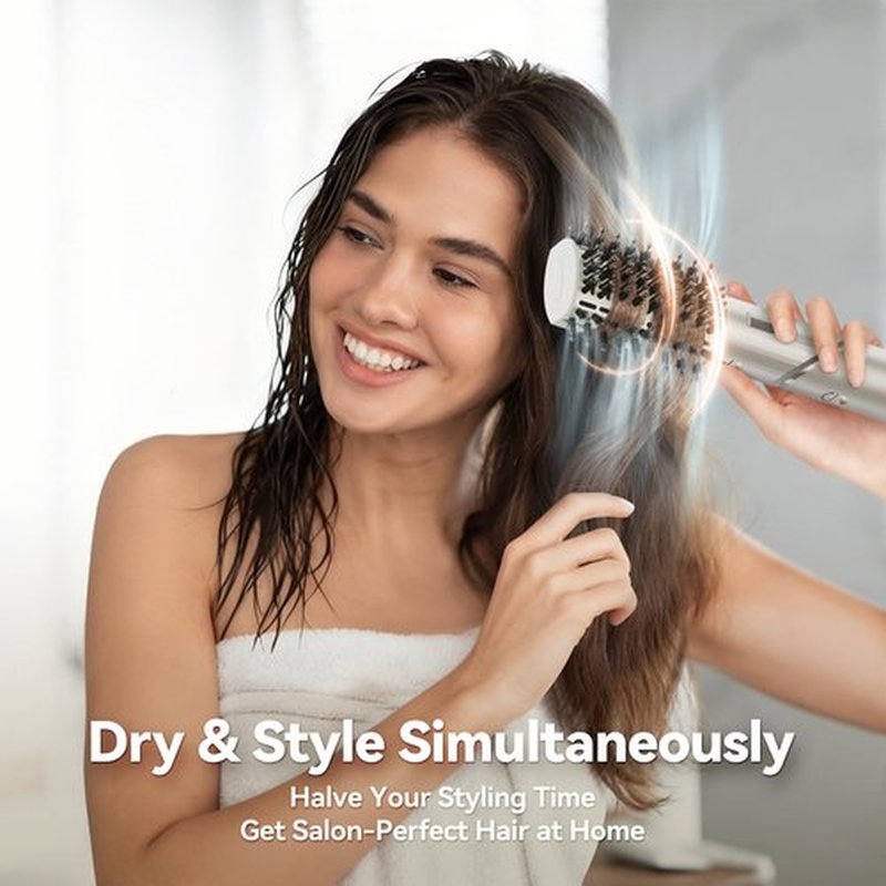 Esctabalt Paddle Brush Attachment for Shark Hair Dryer, Smoothing Blow Dryer Brush for Straight & Wavy Hair, Compatible with Shark FlexStyle and HD400 Series